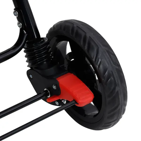 Kokkupandav tandem kaksikute jalutuskäru, punane-must, terasraamiga, 122,5 x 53,5 x 111 cm – 9