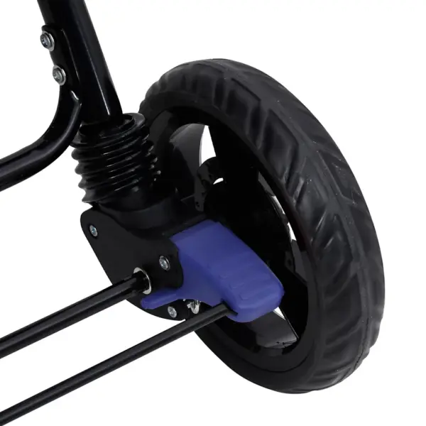 Kokkupandav tandem kaksikute jalutuskäru, tumesinine/must, teras ja lina – 9