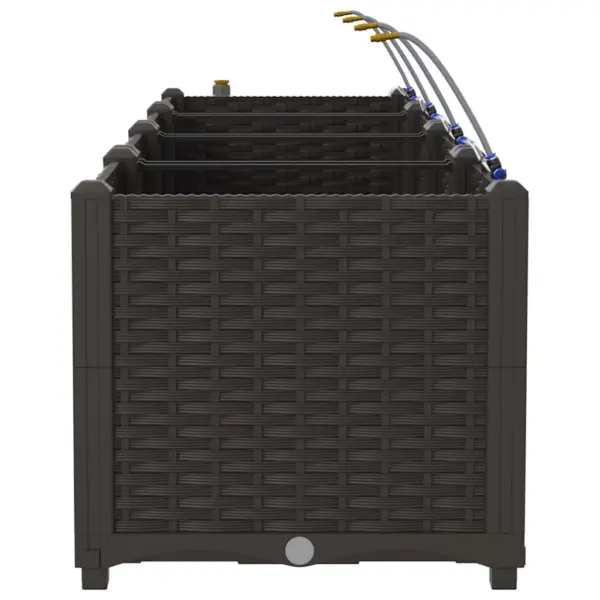 Aia istutuskastid 4 tk, pruun teras, 160 x 40 x 37,5 cm – 7