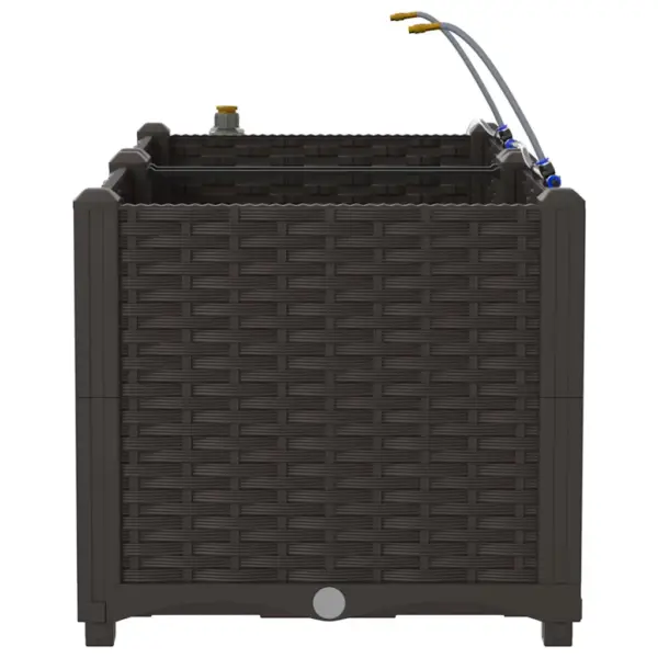 Aia istutuskastid isekastmissüsteemiga, 2 tk, pruun teras, 80 x 40 x 37,5 cm – 7