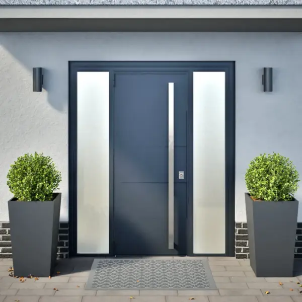 Kõrged terasest aia taimekastid põhjaga, 2 tk, antratsiithall, 45 x 45 x 75 cm – 3