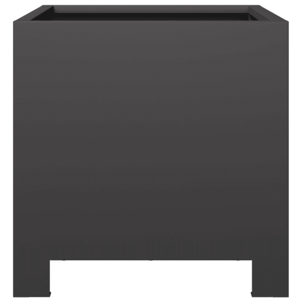Aia taimekastid põhjaga, 2 tk, must teras, 30 x 30 x 30 cm – 6
