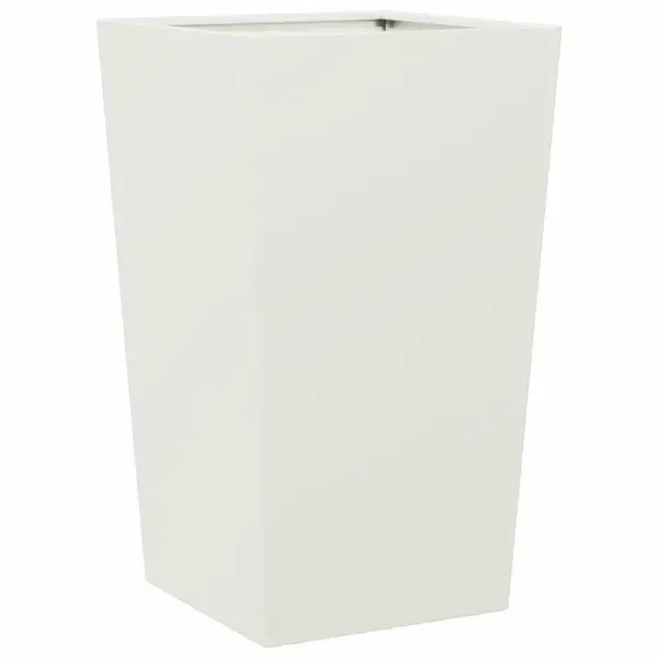 Valged terasest aiataimekastid põhjaga, 2 tk, 45 x 45 x 75 cm – 5