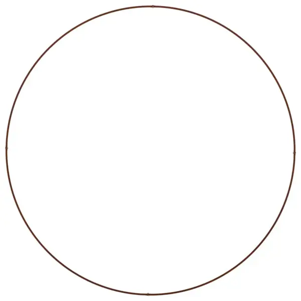 Terasest istutusrõngaste komplekt, pruun, 5 tk, 120 x 120 x 20 cm – 8