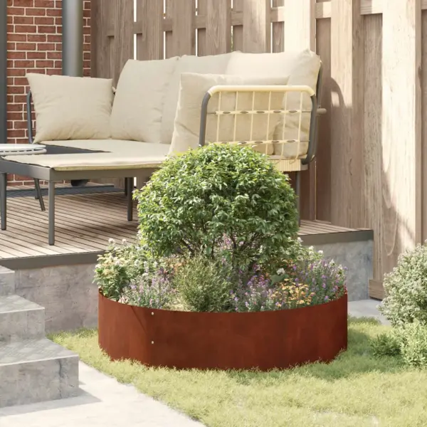 Terasest istutusrõngad, 5 tk, pruun, 80 x 80 x 20 cm – 4