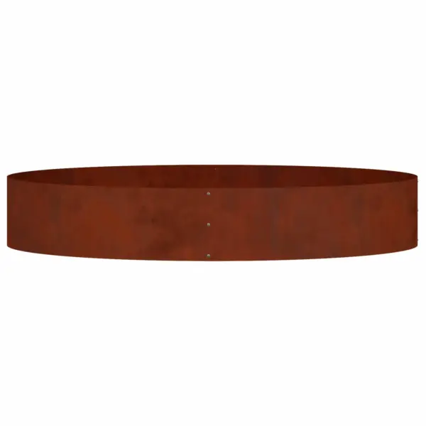 Terasest istutusrõngas, pruun, 120 x 120 x 20 cm – 6