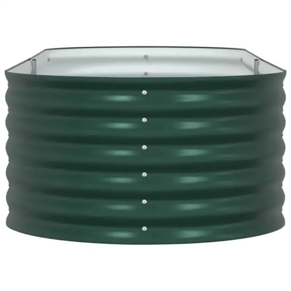 Terasest kõrge peenar, roheline, 240 x 80 x 44 cm – 7