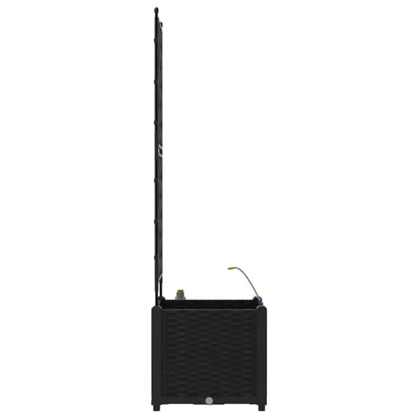 Terasest aiastutuskast kastmissüsteemiga, must, 40 x 40 x 142 cm – 7