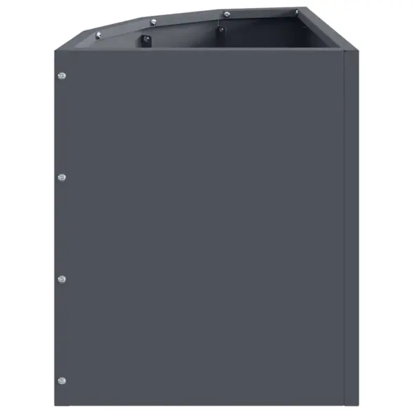 Nurga istutuskast välistingimustesse, antratsiitne teras, 30 x 30 x 35 cm – 6