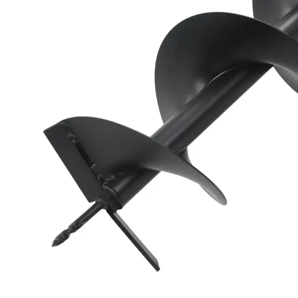 Terasest pinnasepuuri puur, must, 200 mm läbimõõt, 800 mm pikkus – 2