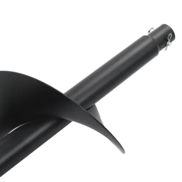 Terasest pinnasepuuri puur, must, 200 mm läbimõõt, 800 mm pikkus – 3
