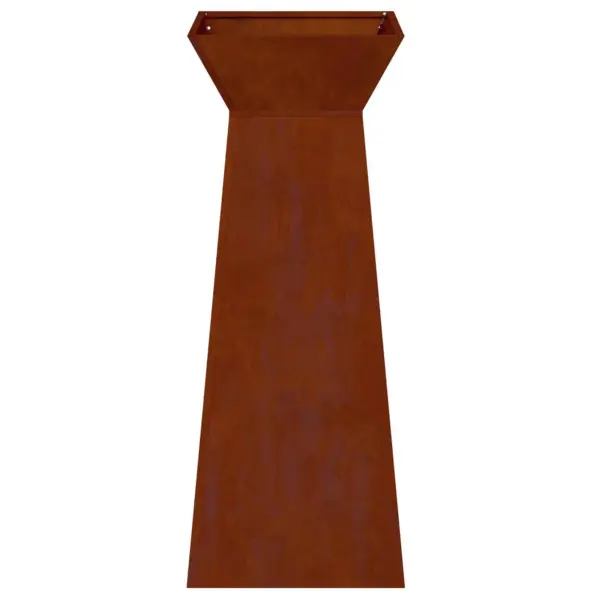 Välistingimustesse mõeldud hõbedane terasest sambaistutusnõu, 2 tk, 40 x 40 x 101 cm – 7