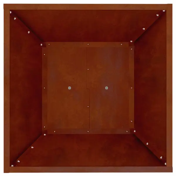 Välistingimustesse mõeldud hõbedane terasest sambaistutusnõu, 2 tk, 40 x 40 x 101 cm – 8