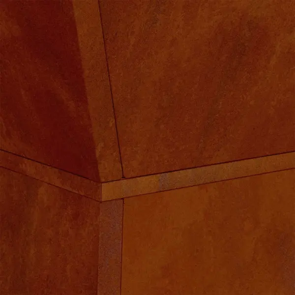 Välistingimustesse mõeldud hõbedane terasest sambaistutusnõu, 2 tk, 40 x 40 x 101 cm – 10