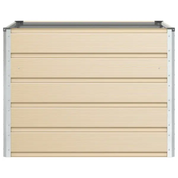 Terasest taimekast, beež, 100 x 100 x 75 cm – 4