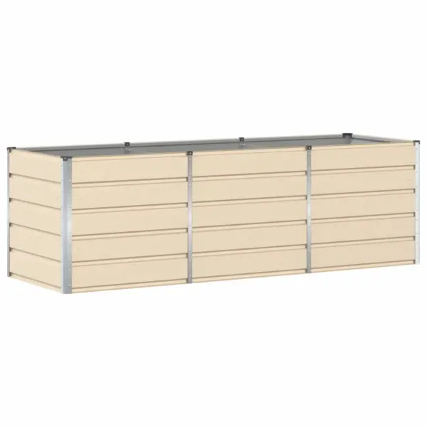 Suur terasest taimekast, beež, 240 x 80 x 75 cm – 2