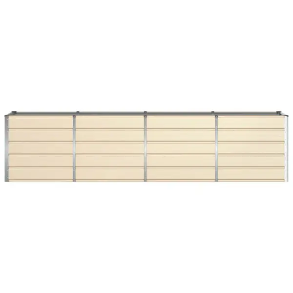 Suur terasest taimekast, valge, 320 x 80 x 75 cm – 4