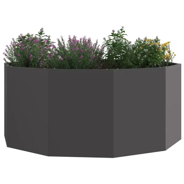 Terasest taimekast, must, 120 x 120 x 50 cm – 3