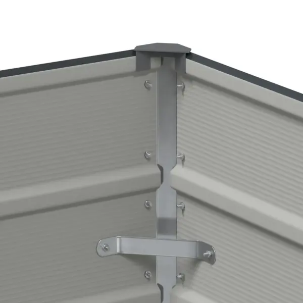 Terasest taimekast aeda ja terrassile, antratsiit, 100 x 40 x 45 cm – 5