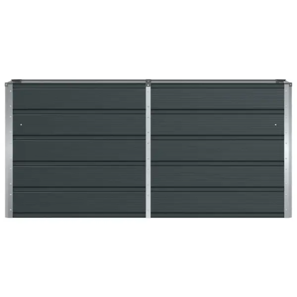 Terasest taimekast aeda ja terrassile, antratsiit, 160 x 40 x 75 cm – 4