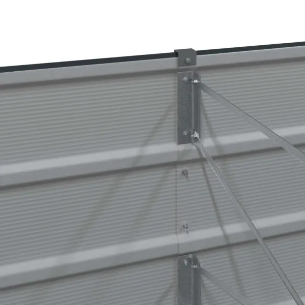 Terasest taimekast aeda, antratsiit, 480 x 80 x 45 cm – 5