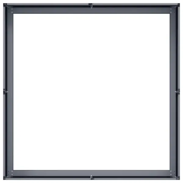 Terasest taimekast avatud põhjaga, antratsiithall, 100 x 100 x 30 cm – 5