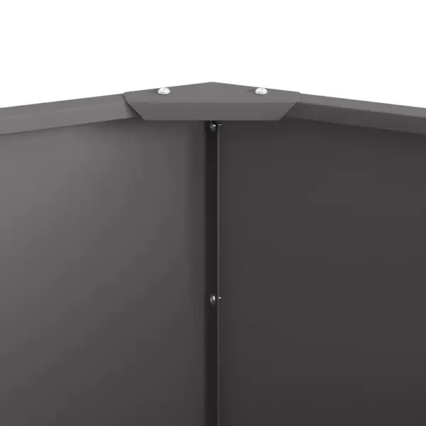 Terasest ümmargune taimekast, must, 60 x 60 x 50 cm – 7