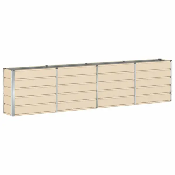 Terasest taimekast, valge, 320 x 40 x 75 cm – 2