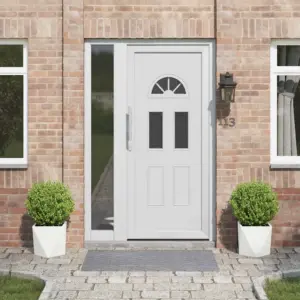 Terasest taimekastid, 2 tk, valge, 30 x 30 x 30 cm