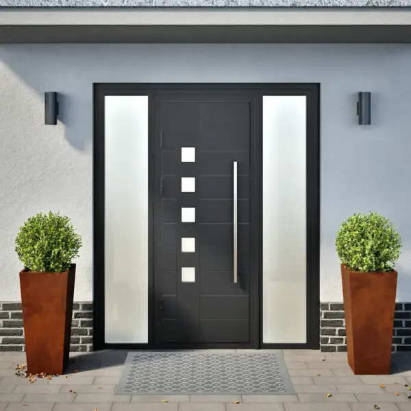 Kõrged ilmastikukindlast terasest taimekastid põhjaga, 2 tk, 35 x 35 x 75 cm – 3