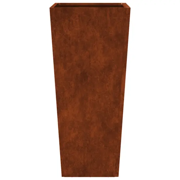 Kõrged ilmastikukindlast terasest taimekastid põhjaga, 2 tk, 35 x 35 x 75 cm – 7