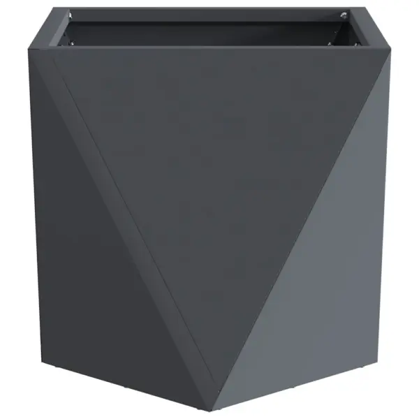 Terasest taimekastid välitingimustesse, 2 tk, antratsiit, 30 x 30 x 30 cm – 6