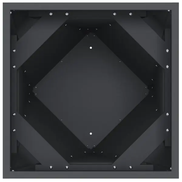 Terasest taimekastid välitingimustesse, 2 tk, antratsiit, 50 x 50 x 75 cm – 7