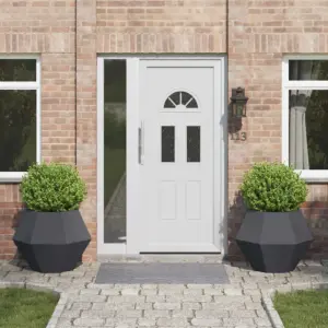 Terasest taimekastid, 2 tk, antratsiit, 75 x 75 x 60 cm