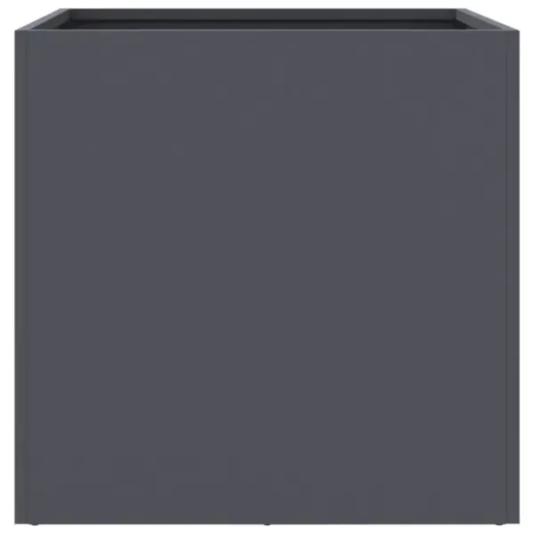 Külmvaltsitud terasest taimekastid, 2 tk, antratsiithall, 42 x 40 x 39 cm – 6