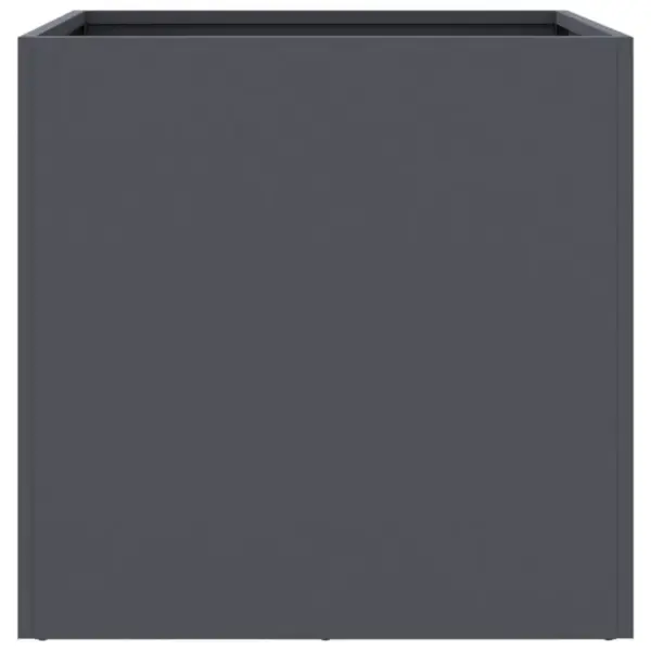 Terasest taimekastid, 2 tk, antratsiithall, 49 x 47 x 46 cm – 6