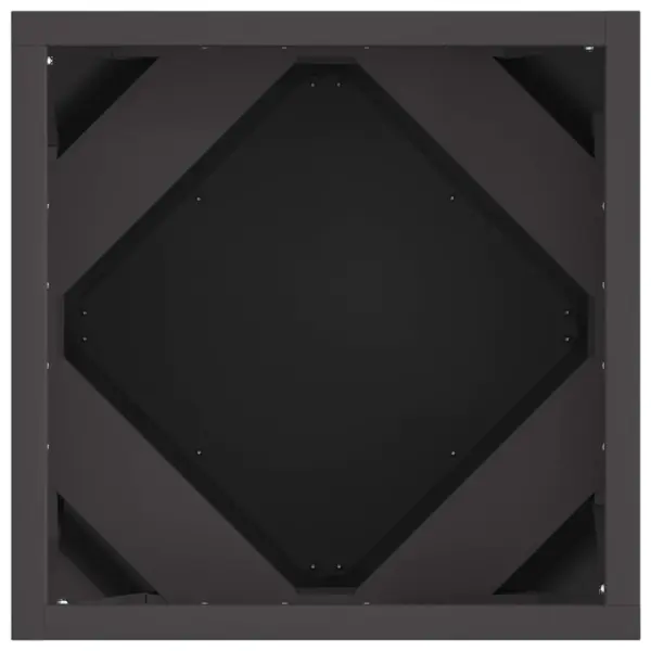 Terasest taimekastid, 2 tk, must, 30 x 30 x 30 cm – 7