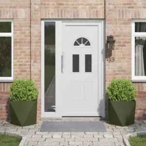 Ruudukujuline terasest taimekast, 2 tk, oliivroheline, 50 x 50 x 50 cm