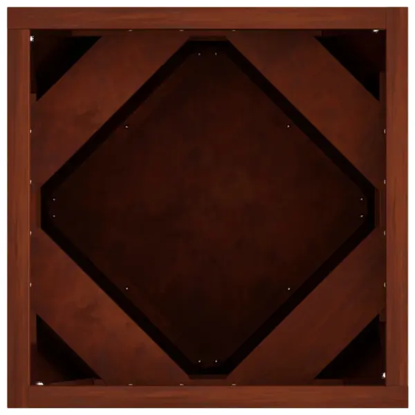 Ruudukujulised terasest taimekastid, roostepruun, 2 tk, 30 x 30 x 30 cm – 7