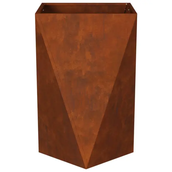 Terasest taimekastid roostevärvi, 2 tk, 50 x 50 x 75 cm – 6