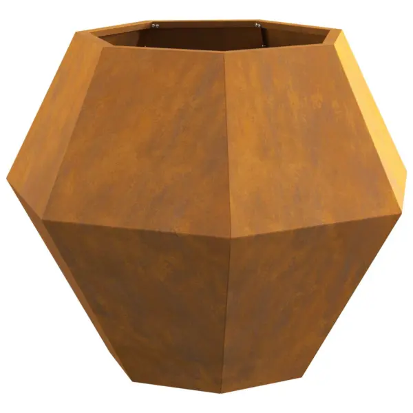 Terasest taimekastid, roostevärvi, 2 tk, 75 x 75 x 60 cm – 5