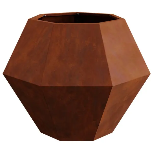 Terasest taimekastid, roostevärvi, 2 tk, 75 x 75 x 60 cm – 7