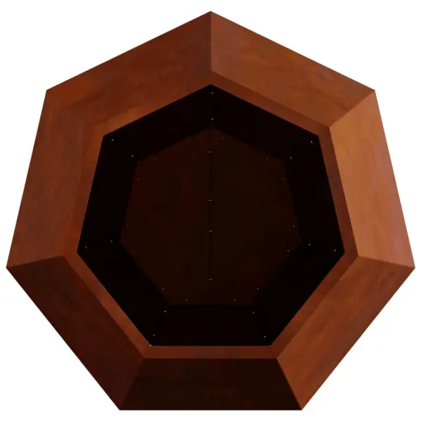 Terasest taimekastid, roostevärvi, 2 tk, 75 x 75 x 60 cm – 8