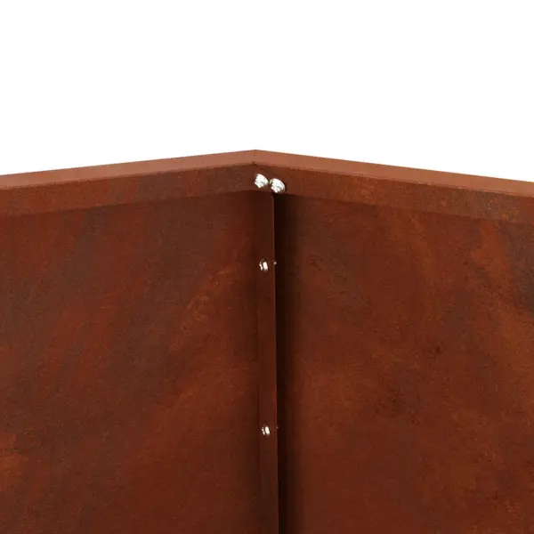 Terasest taimekastid, roostevärvi, 2 tk, 75 x 75 x 60 cm – 9