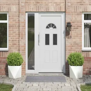 Terasest taimekastid välistingimustesse, 2 tk, valge, 40 x 40 x 40 cm