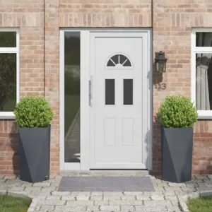 Kõrge terasest taimekastide komplekt, 2 tk, antratsiit, 40 x 40 x 75 cm