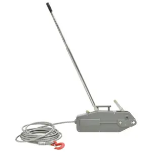 Terastrossiga käsivints, 3200 kg nimikoormus, 20 m köis, hall