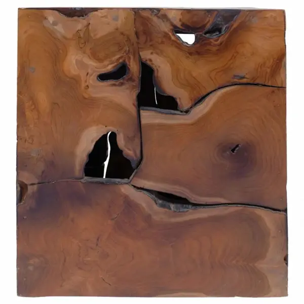 Tiigipuidust taburetid, 2 tk, pruun, 40 x 40 x 45 cm – 4