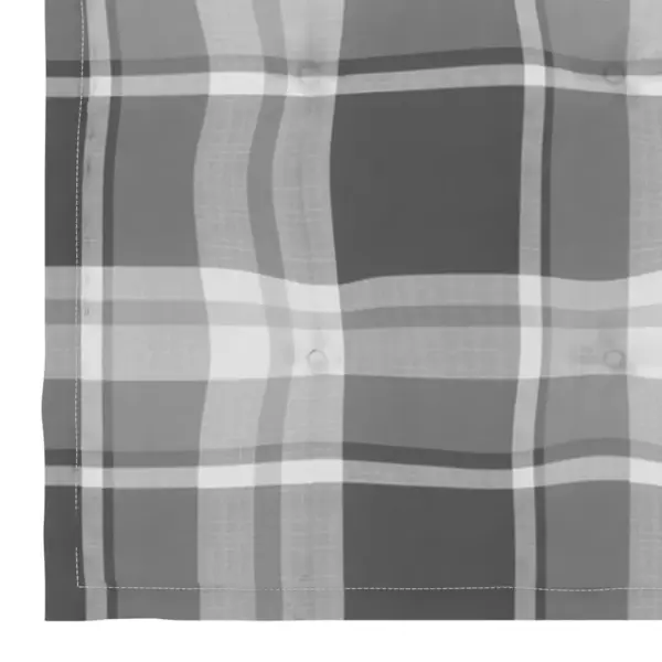 Tiigipuust aiatoolid halli ruudulise istmepadjaga, 4 tk, 50 x 53 x 90 cm – 11