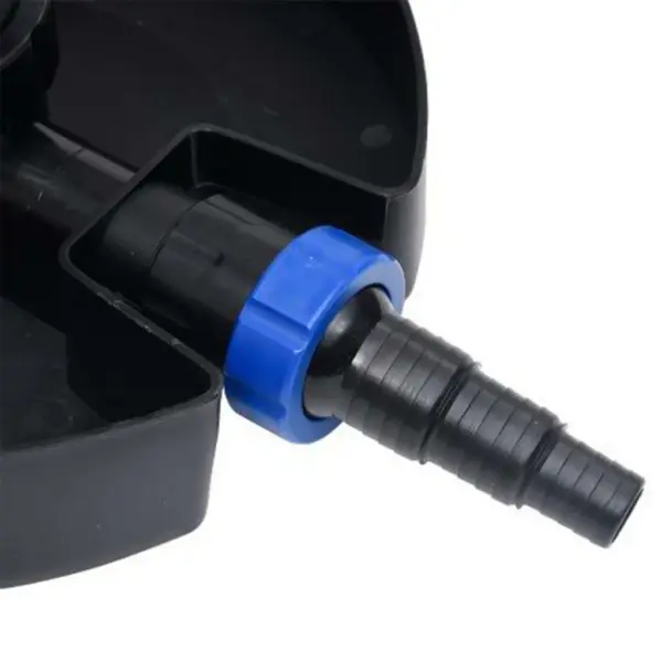 Tiigiskimmer veepinna puhastaja, must PVC, reguleeritav 650–850 mm, tiikidele kuni 100000 l – 9